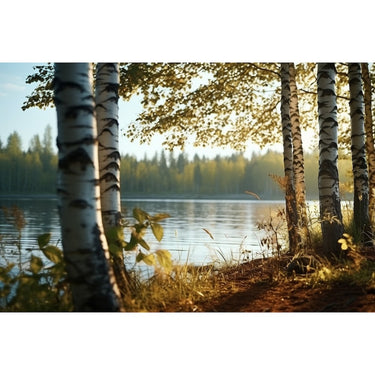 Tableau Représentant des Bouleaux